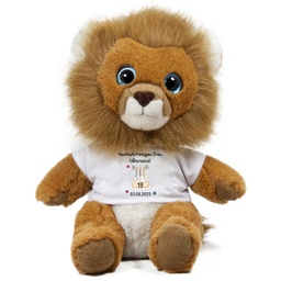 [011305+A36-2] Лъв "Честит рожден ден" с Надпис - 18 см