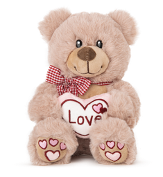 [070110] Мече със сърце и  панделка