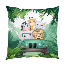 [090750/090751/090752] Декоративни възглавници „Сафари приключения“ І 3 модела