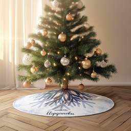 [099407/099408-6] Постелка за елха "Снежинки"