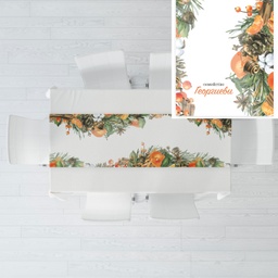 [099200-50] Тишлайфер за маса "Ароматна Коледа" - с Клонки