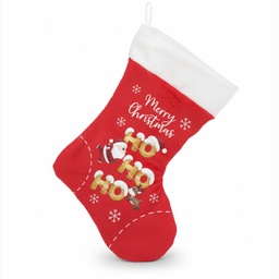 [099411-10] Коледен Чорап "ХО-ХО-ХО"