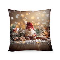 [095710] Декоративна възглавница „Коледен гном на чудесата“