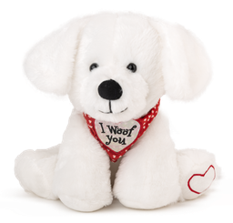 [010200] Бяло куче с шал