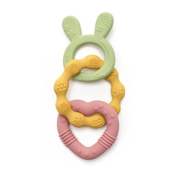 [097177] Силиконова гризалка зайче и сърце
