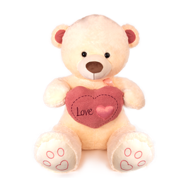 [072114/072115] Голямо мече със сърце "Love" І 2 цватя