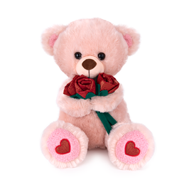 [072100/072101] Мече с рози І 2 цвята