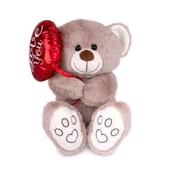 [033108/033109/033110/033111] Мече с балон сърце І 2 размера и цвята